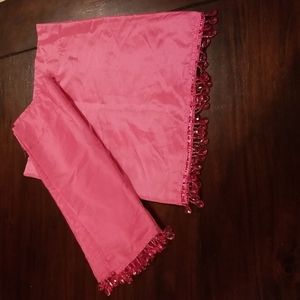 JC Penney home hot pink valance 2 piece